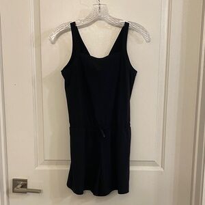 Kids Athletic Romper- Black